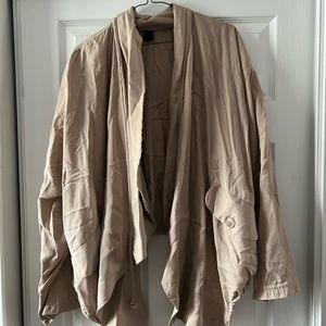 Beige women’s wrap/jacket